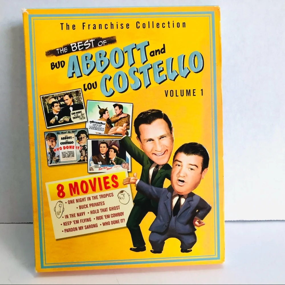 The Best of Abbott & Costello DVDs, Vols. 1, 2 & 3 (24 Movies), Excellent Cond